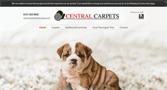 Desktop Screenshot of centralcarpetsleith.co.uk
